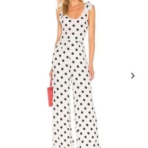 Lovers + Friends Polka Dot Jumpsuit - size Medium